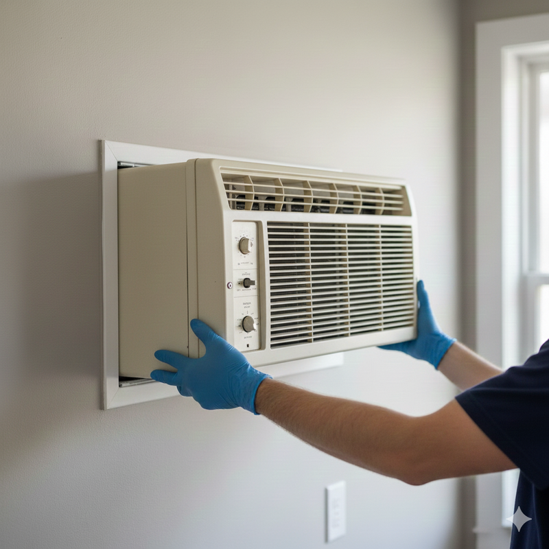 Window AC uninstallation