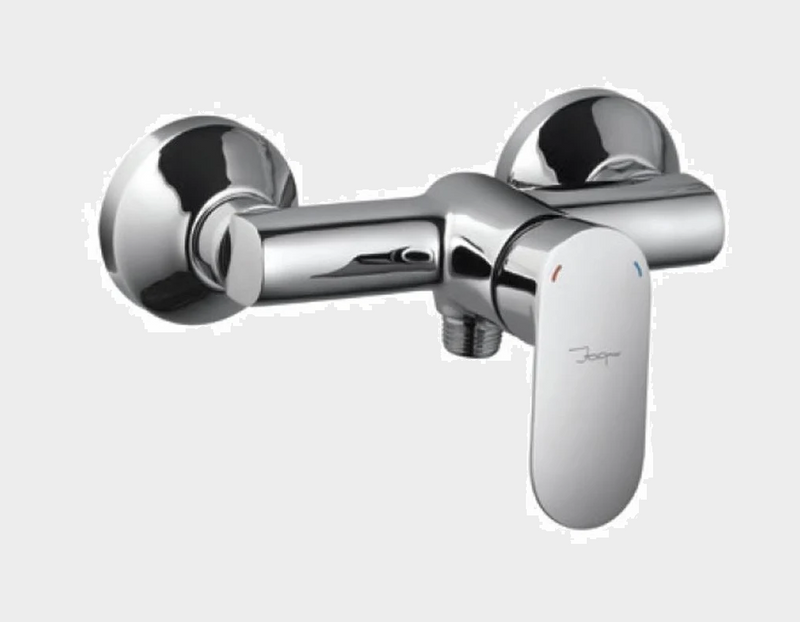 Shower mixer tap installation