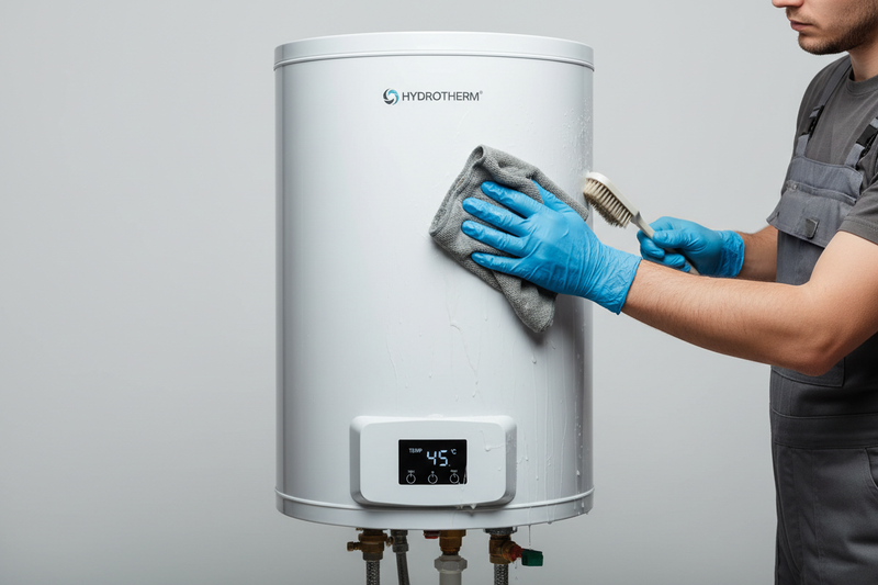 want a image for full geyser service like surface cleaning in zoom and plain background