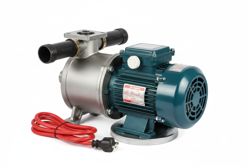 want a image of indian water motor with 4k in plain background