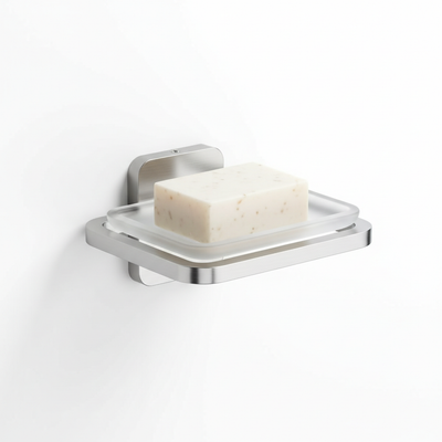 want a image of wall soap holder in 4k with plian background